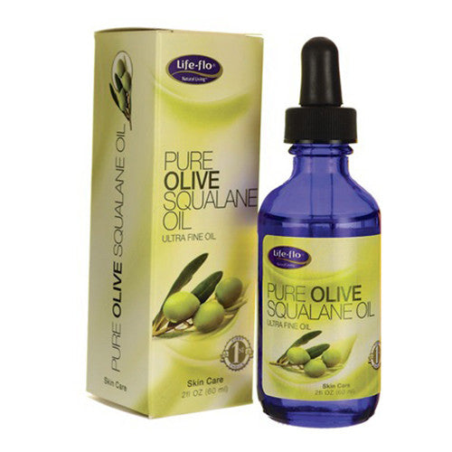 Life Flo Pure Olive Squalane Oil for Skin, 2 Oz